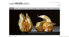 Desktop Screenshot of billcliffegallery.com